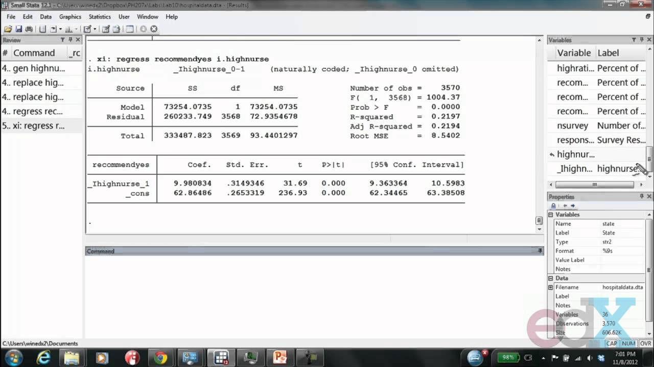 Week 10 : TUTORIAL: INDICATOR VARIABLES AND REGRESSION