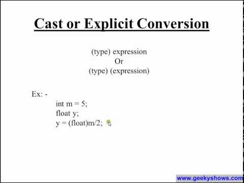 6 Sizeof Comma Operators and Conversions in C Programming Hindi