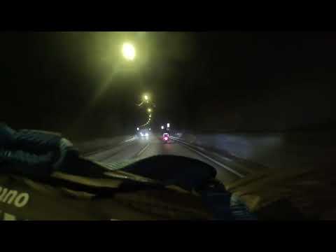 Harley Davidson i en tunnel 