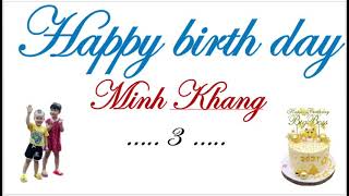 Chúc mừng sinh nhật zai yêu 3 tuổi