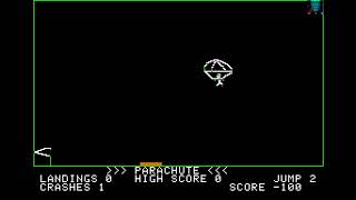 Apple II Game: Parachute (1978) [PD]