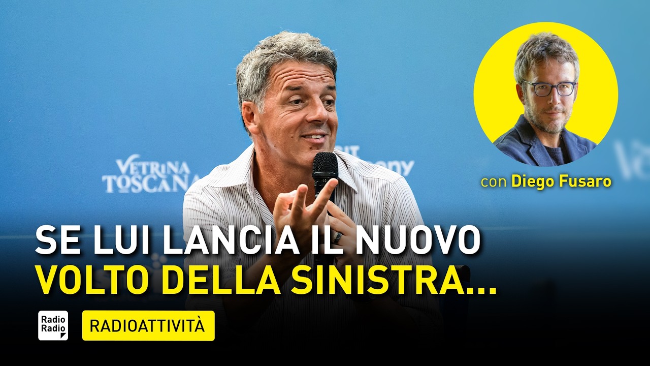 Renzi lancia il nuovo volto della SINISTRA, e il messaggio è CHIARISSIMO