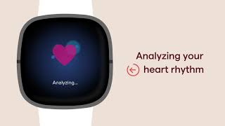 Fitbit Take a Heart Rhythm Assessment anuncio