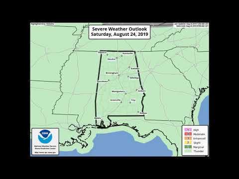 Weather Xtreme Video: Saturday, August 24th, 2019