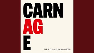 Kadr z teledysku Carnage tekst piosenki Nick Cave & Warren Ellis