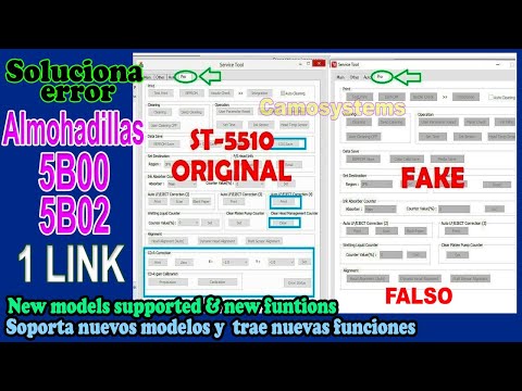 Canon Service Tool ST5510 resetter tool 100% original 1 LINK- new models supported G5000,6000, TS700