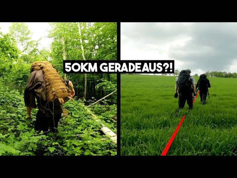 50Km Auf Einer Geraden Linie Laufen?! -  Extreme Durchschlageübung