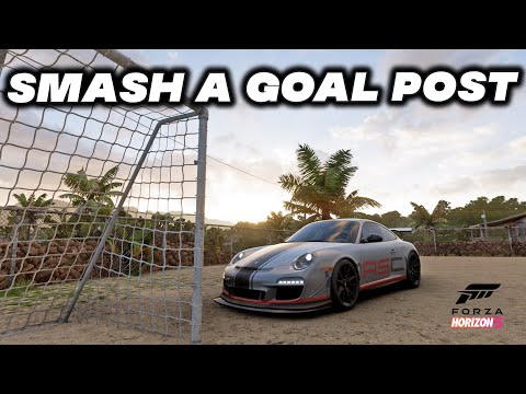 Goal Post Location Forza Horiozn 5 | SMASH A GOAL POST in any German Vehicle | Daily Challenge