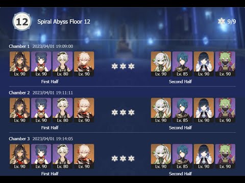 Dehya Mono Pyro & Nahida Kuki C0 Hyperbloom - Spiral Abyss Floor 12 9 Stars | Genshin Impact 3.5