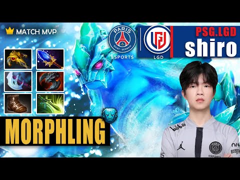Morphling Safelane | PSG.LGD.shiro | AME REPLACEMENT? WTF COMEBACK CARRY | 7.32d Gameplay Highlight