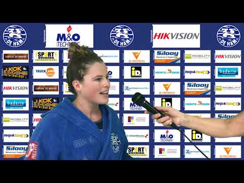 Interview Amy na de wedstrijd ZV De Ham - ZVL-1886