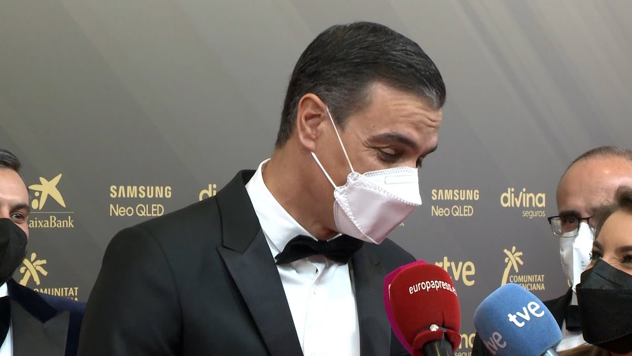 Pedro Sánchez no desvela sus favoritos de los premios Goya