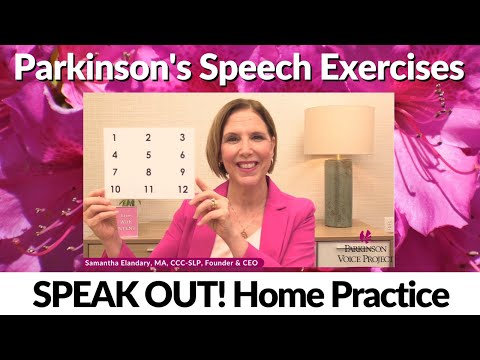 Parkinson's Speech Exercises: Lesson Two