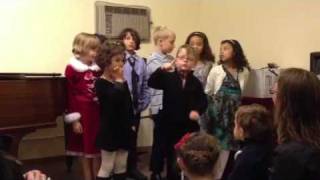 Jolly old st nicholas - group Christmas song at Hayden's vo
