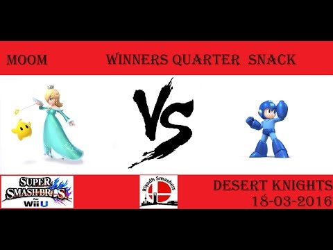 MooM (Rosalina) Vs Snack (Megaman,Yoshi) - winners quarter