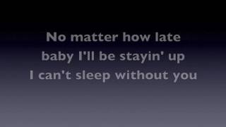 sleep without you - Brett Young (lyrics)