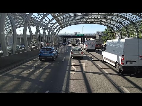 Warszawa S8 Trasa Toruńska 🚚 Przejazd TIR-em