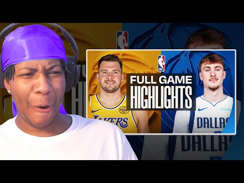 Lvgit Reacts To LAKERS at MAVERICKS | FULL GAME HIGHLIGHTS | January 24, 2026