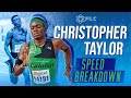 Chris Taylor 100M Sprint Breakdown | Performance Lab of California