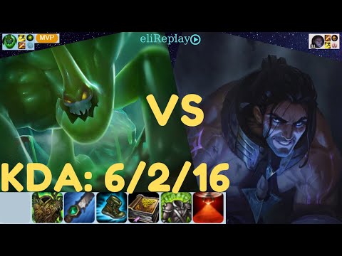 Zac Jungle Vs Sylas  - KDA: 6 /2 /16 | EUNE Grandmaster | League of Legends