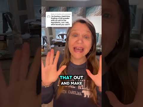 Salt free chili seasoning #lowsodium #lowsalt #sodium