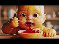 Cute Mango Baby Eating Juicy Mango Satisfying ASMR Animation
