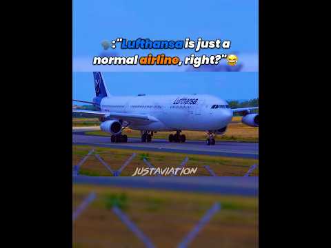 Lufthansa Chilling While Owning 7 Airlines😏- #lufthansa #aviation