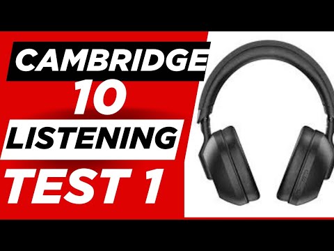 Cambridge 10 Listening test 1