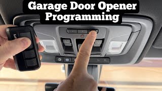 2019 - 2022 Chevy Silverado Garage Door Opener Programming - How To Program Silverado Door Opener