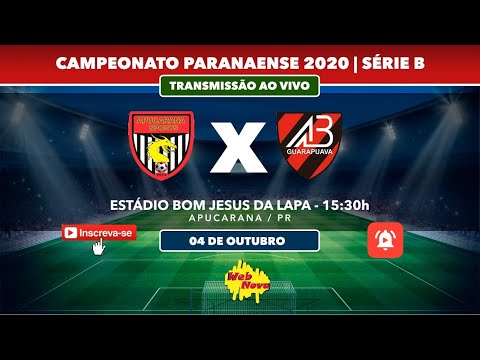 Apucarana Sports 1 x 0 Batel Guarapuava | Ao vivo | Paranaense 2020 - Série B