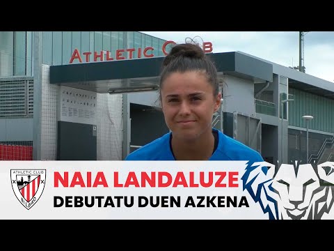 Imagen de portada del video Naia Landaluze I Última leona en debutar