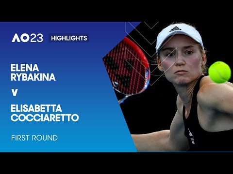Elena Rybakina v Elisabetta Cocciaretto Highlights | Australian Open 2023 First Round