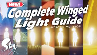 Sky Cotl All WINGED LIGHTS LOCATIONS - Updated Version | Beginners Guide | Noob Mode