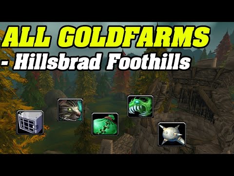 Goldfarming In Hillsbrad Foothills | Goldfarming By Zone Episode 5