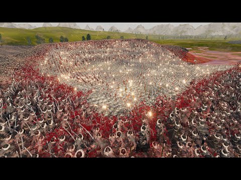 100,000 Modern Soldiers vs 2 Million Mongolian Warriors Ultimate Epic Battle Simulator 2