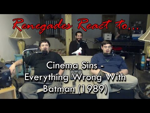 Renegades React to... Cinema Sins Everything Wrong With Batman (1989)
