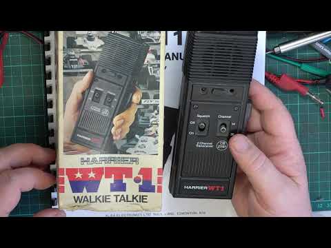 Harrier WT1 2ch 200mW CB27/81 UK FM handheld CB -servicing