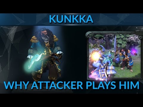 !Attacker's Story On Why He Plays Kunkka | 8.6k MMR Dota 2 Guide | GameLeap.com