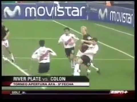 Torneo Apertura 2005: River Plate 3 - Colón de Santa Fe 2 (Resumen SportsCenter)