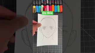 Download lagu Never Draw Male Anime Eyes This Way! 😡 #art #animeart #shorts mp3