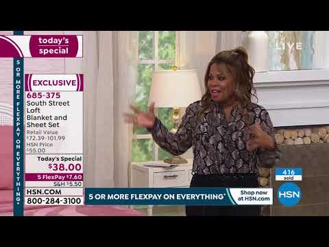 HSN | Bed & Bath Essentials featuring South Street Loft 02.14.2020 - 12 AM