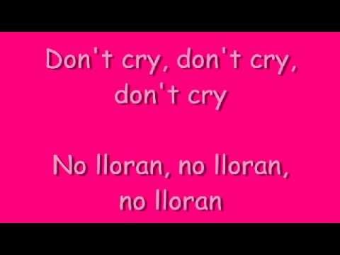 Glee - Big girls don't cry (lyrics & traduccion en español)