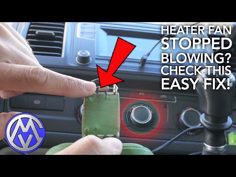 How to Diagnose and Fix VW T6 Heater Blower Problem: a faulty resistor.