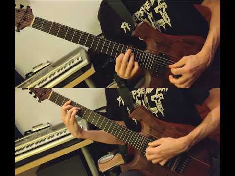Artificial Brain - Celestial Cyst [guitar playthrough]
