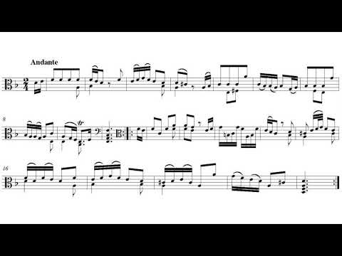 12 Fantasias for Viola da Gamba By Georg Philipp Telemann (with Score)