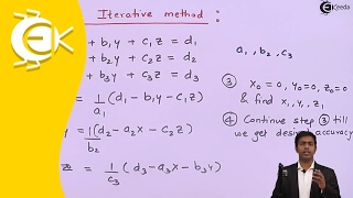 Explain Concept of Jacobi's Iterative Method | Ekeeda.com