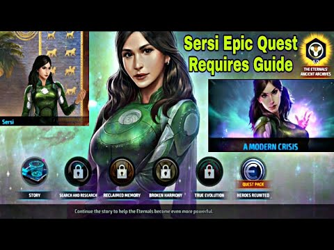 Sersi Epic Quest Requirements Full Guide And How To Complete Sersi Epic Quest - Marvel Future Fight