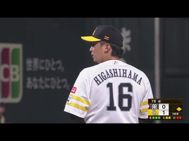 【6回表】ホークス・東浜巨 6回まで無失点の好投で、開幕へ向け上々の仕上がりを見せる!! 2024年3月20日 福岡ソフトバンクホークス 対 阪神タイガース