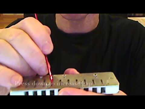 Adjusting the a Choking Blow Reed on Diatonic Harmonica