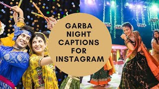 Garba Captions For Instagram | Garba Night Captions For Instagram | Garba Captions | Dandiya Caption